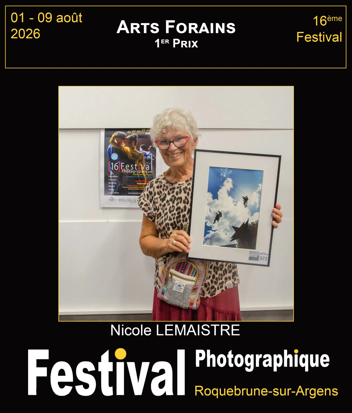 Nicole Lemaistre, lauréate sur le thème Arts Forains